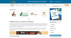 Desktop Screenshot of lahoreindustry.com